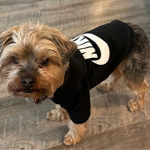 Nike logo dog hoodie/pet sweatshirt